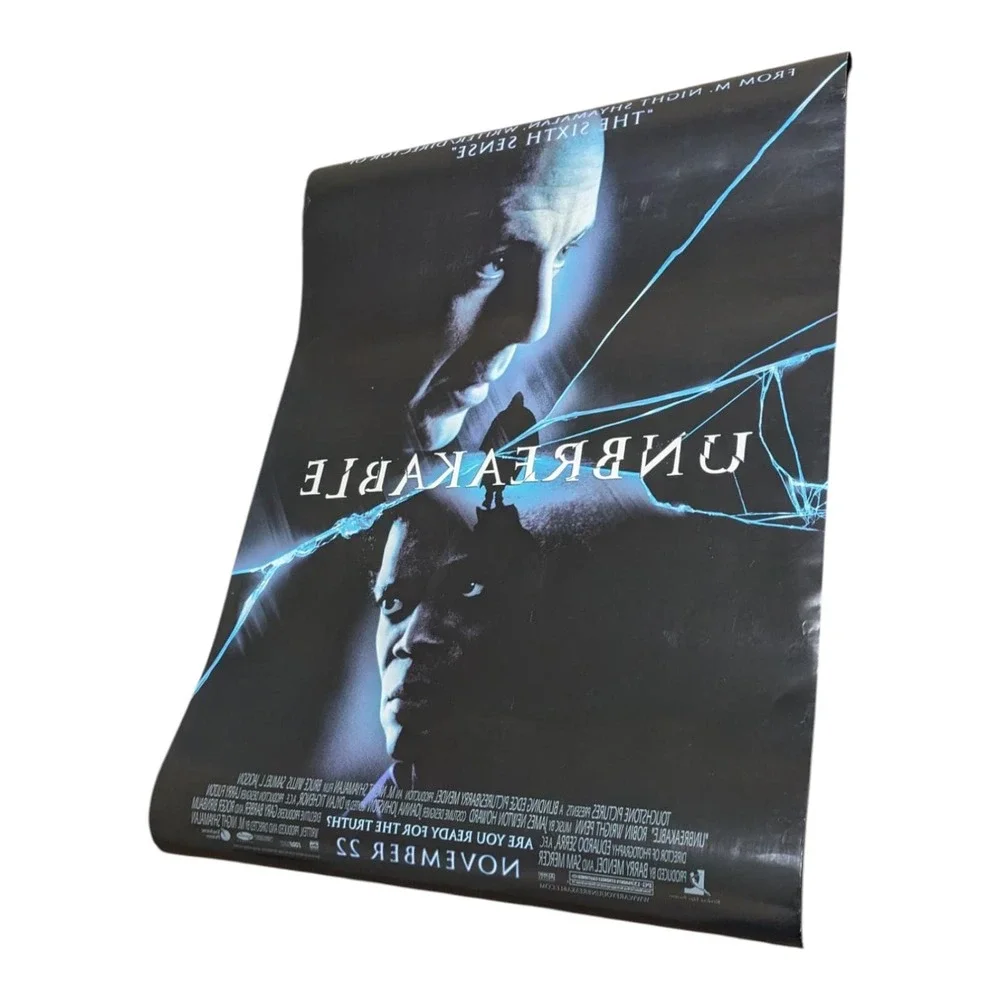 M. Night Shyamalan‎ Samuel L. Jackson Bruce Willis Unbreakable Movie Poster
